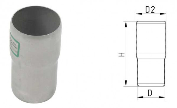 VERBINDUNGSSTÜCK FÜR PVC-ROHR TYP 852